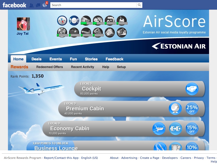 Screenshot of Estonian Airscore Facebook page