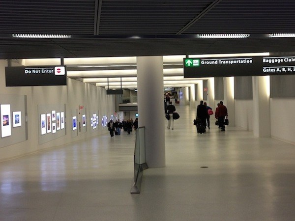 Image showing concourse C walk uphill both directions