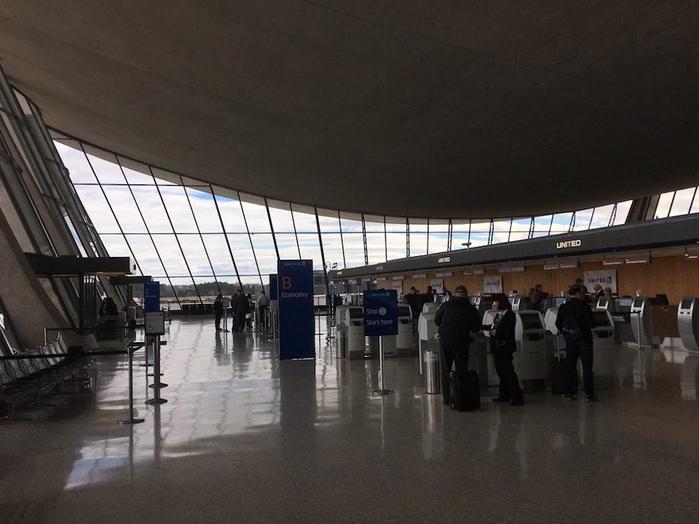 Dulles Airport checkin area